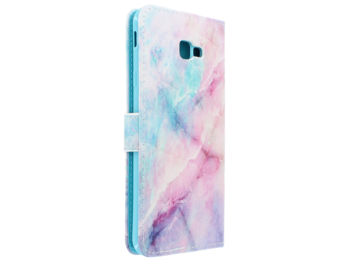 Book Case Pastel Marble - Samsung Galaxy J4 Plus hoesje