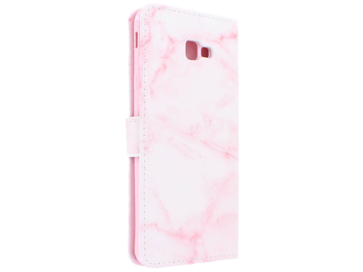 Hymne Gezichtsveld Sprong Book Case Pink Marble | Samsung Galaxy J4 Plus hoesje