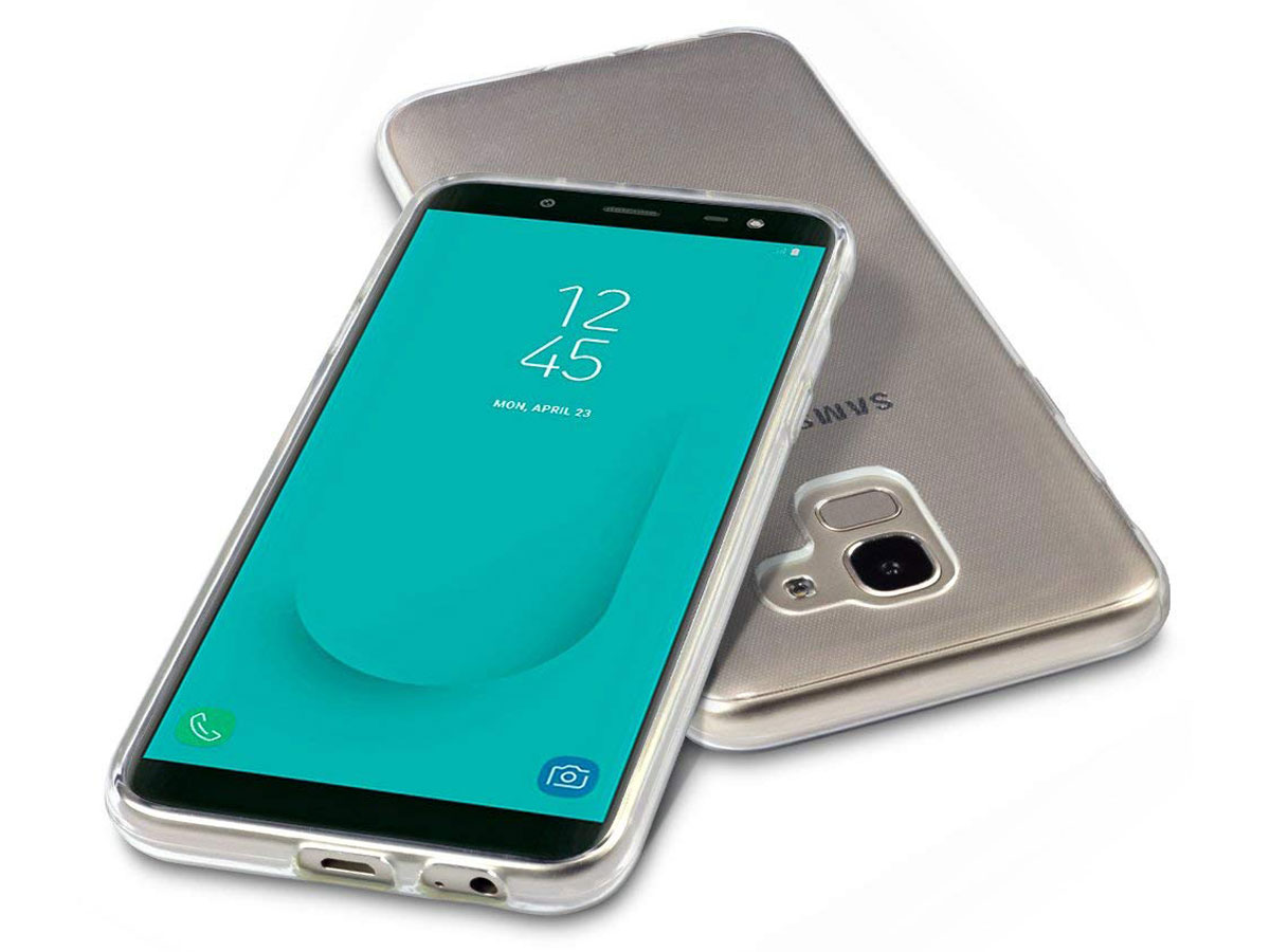 TPU Skin Transparant - Samsung Galaxy J6 2018 hoesje