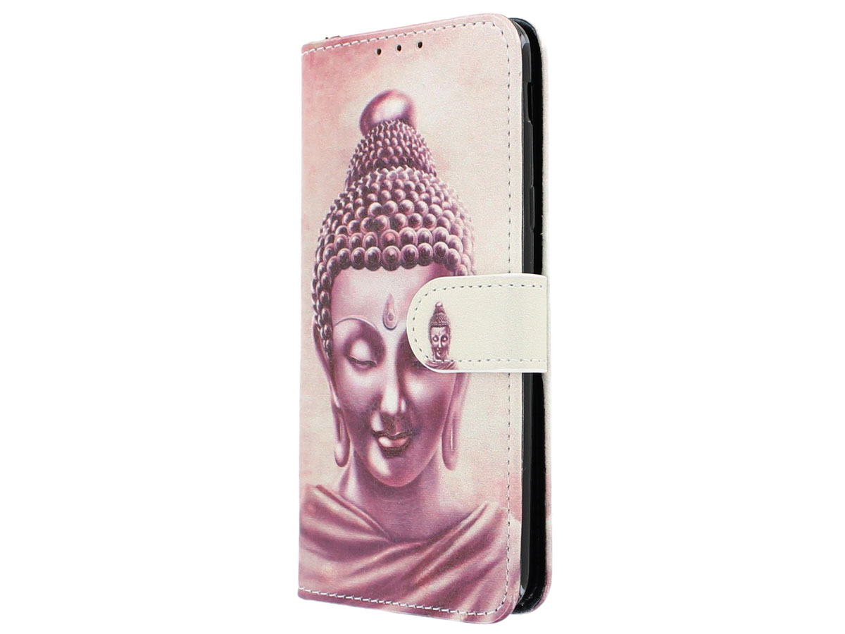 Boeddha Bookcase Wallet - Samsung Galaxy J6 2018 hoesje