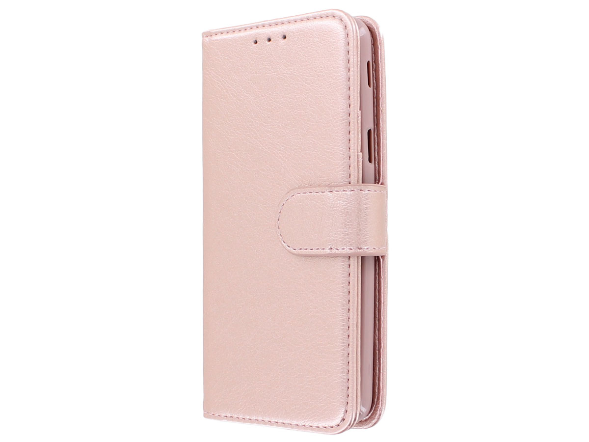 Bookcase Wallet Rose - Samsung Galaxy J6 2018 hoesje