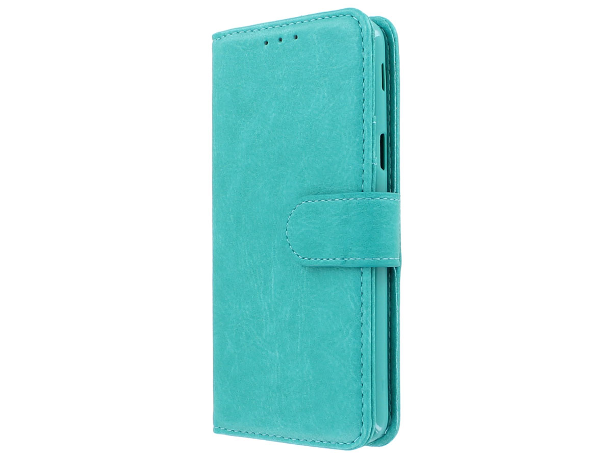 Bookcase Turquoise - Samsung Galaxy J6 2018 hoesje