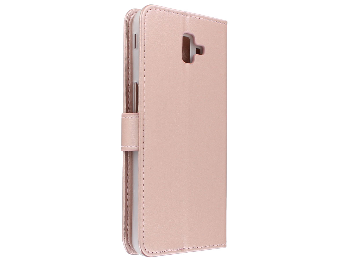 Book Case Mapje Rosé - Samsung Galaxy J6 Plus hoesje