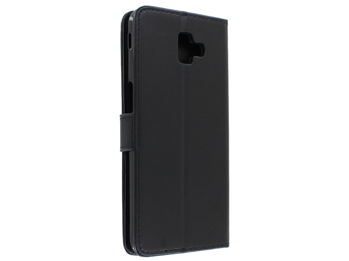 Book Case Wallet Zwart - Samsung Galaxy J6 Plus hoesje