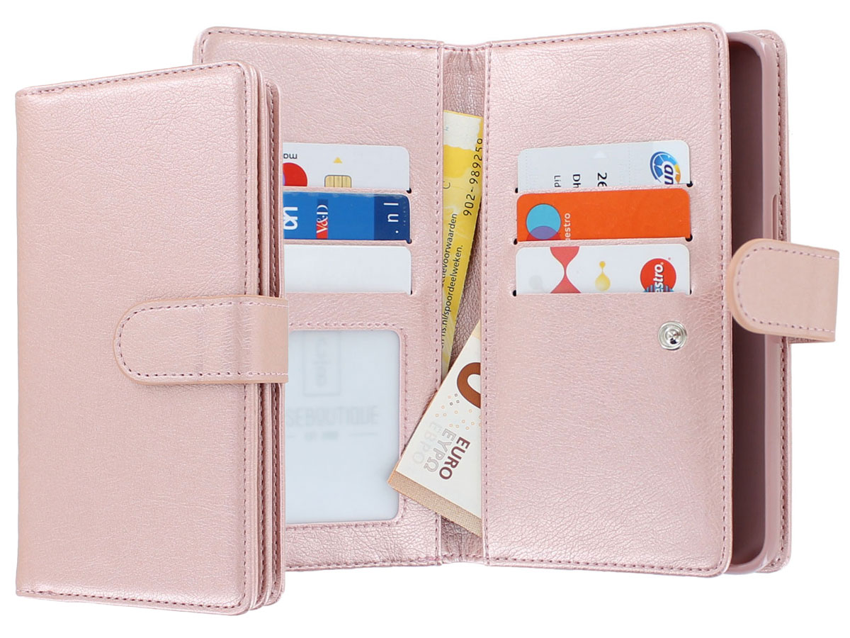 Full Wallet Case XL Rosé - Samsung Galaxy J6+ 2018 hoesje 