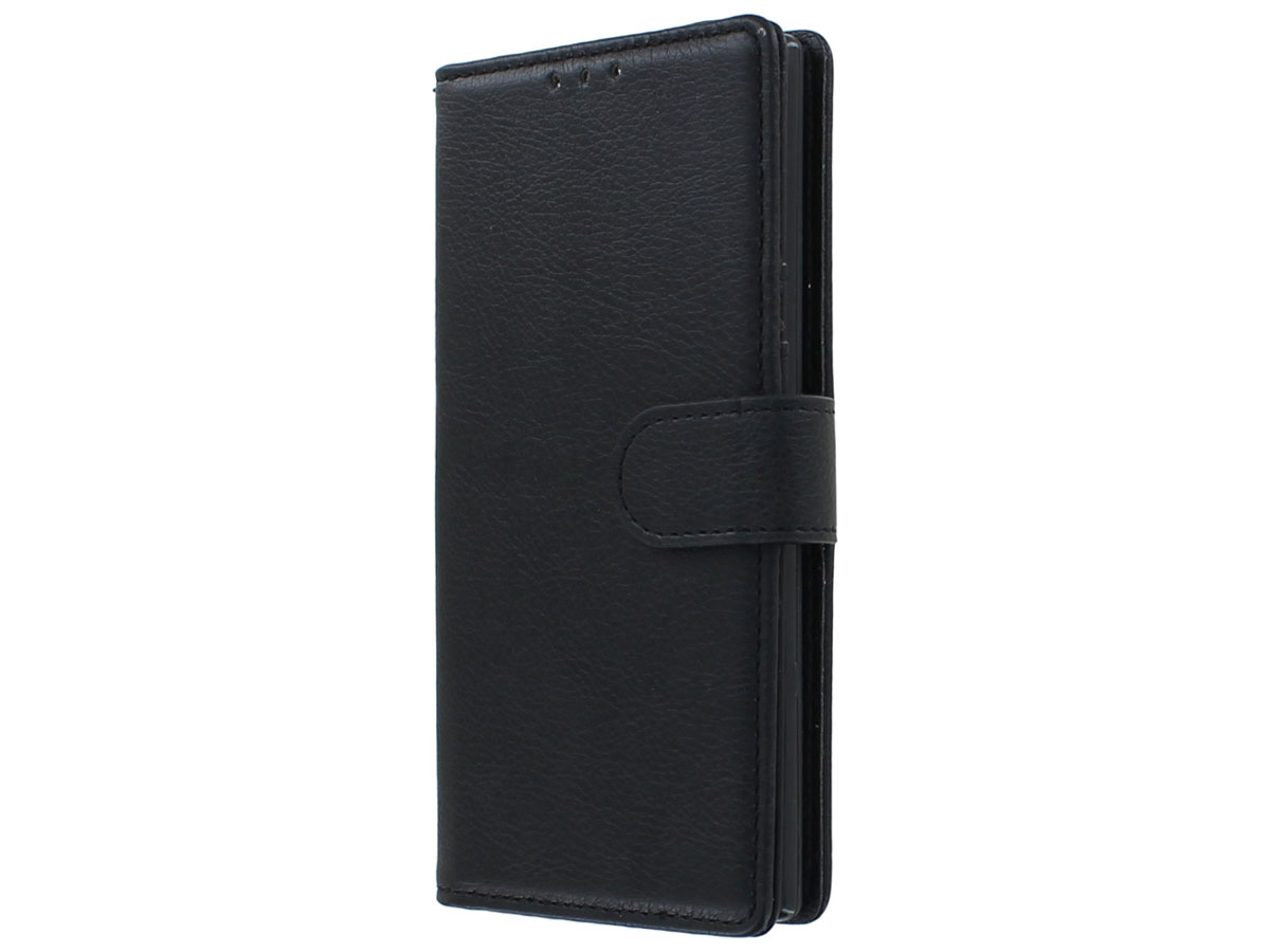 Classic Wallet BookCase Zwart - Samsung Galaxy Note 10 hoesje