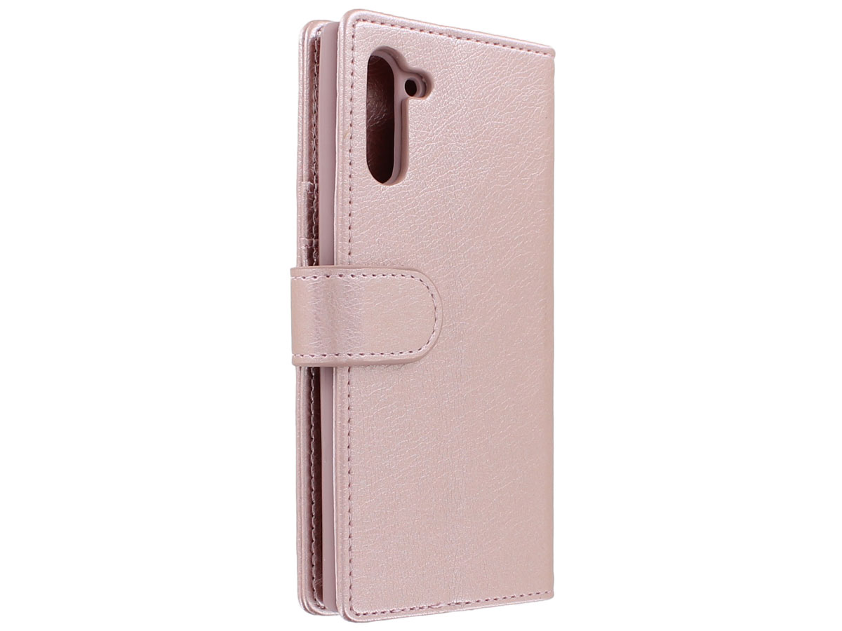 Book Case met Ritsvakje Rosé - Samsung Galaxy Note 10 hoesje