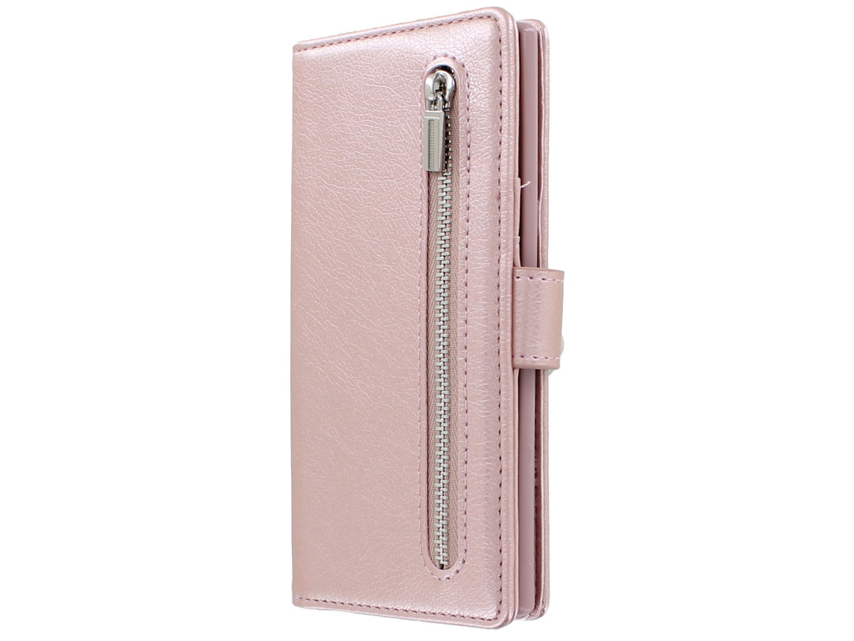 Book Case met Ritsvakje Rosé - Samsung Galaxy Note 10 hoesje