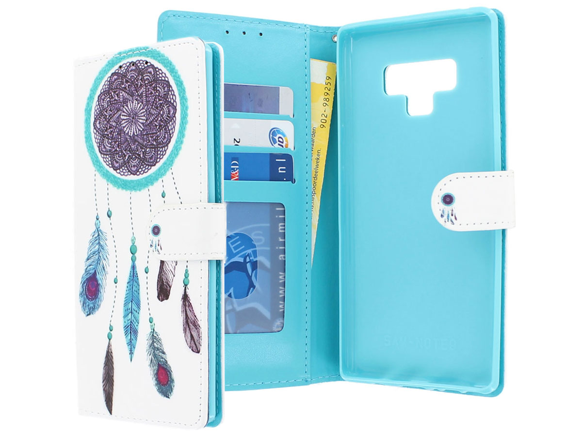 Dreamcatcher Bookcase - Samsung Galaxy Note 9 hoesje