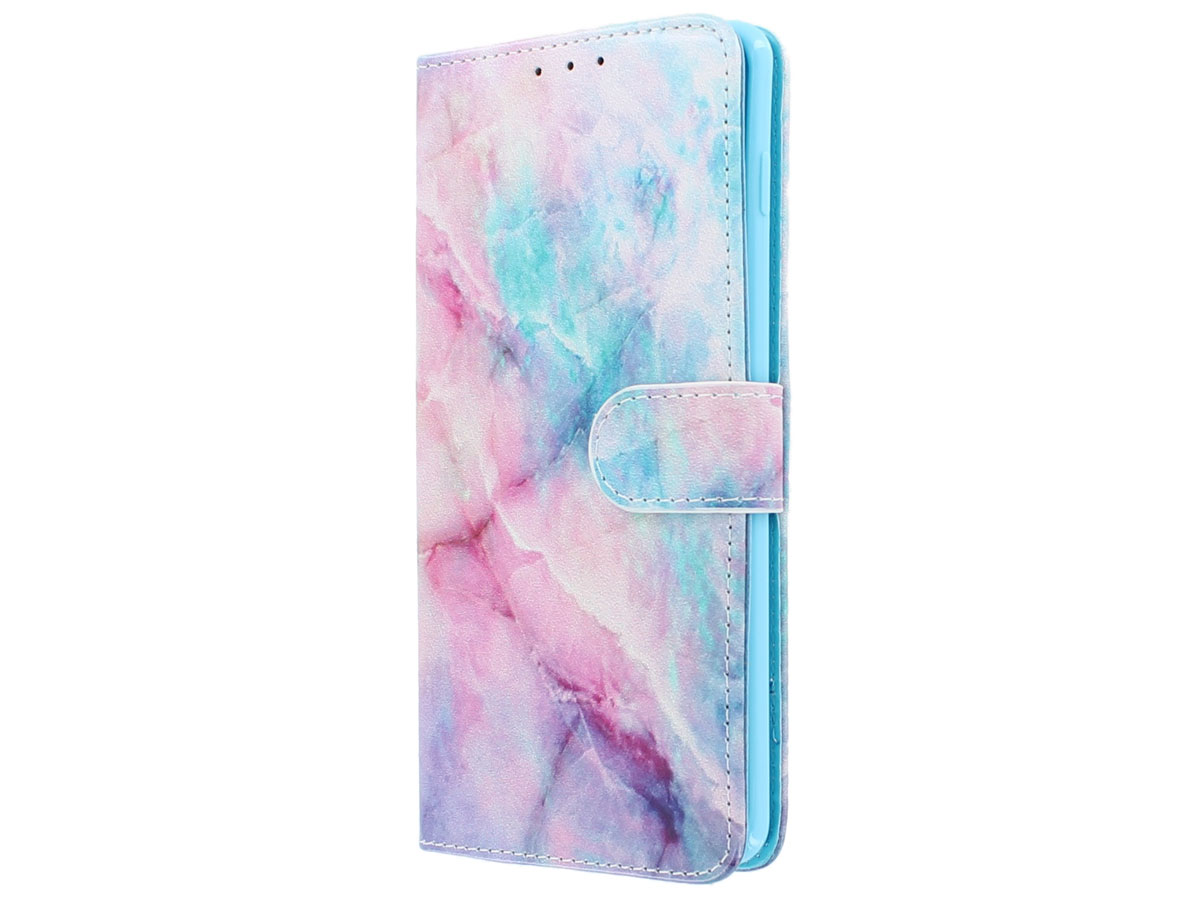 Marmer Bookcase Pastel - Samsung Galaxy S10 hoesje