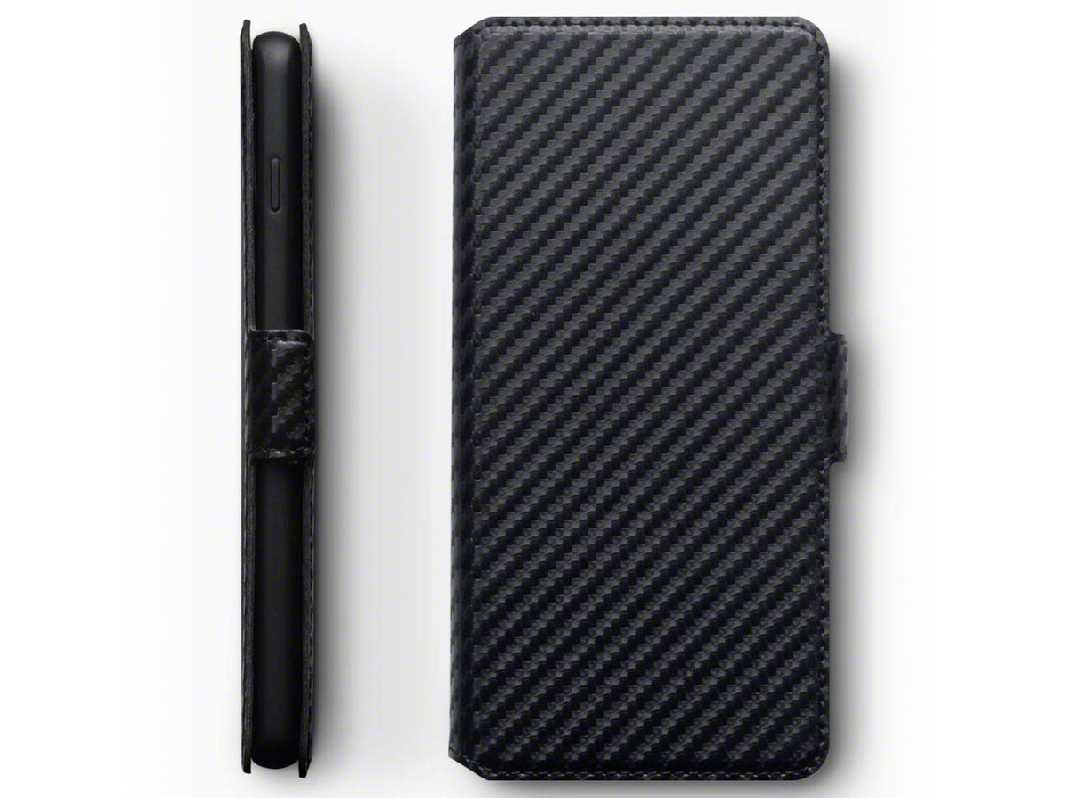 CaseBoutique Slim Wallet Case Carbon - Galaxy S10 hoesje