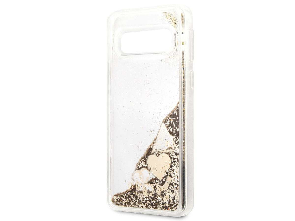 Guess Charms Liquid Glitter Case - Samsung Galaxy S10 hoesje