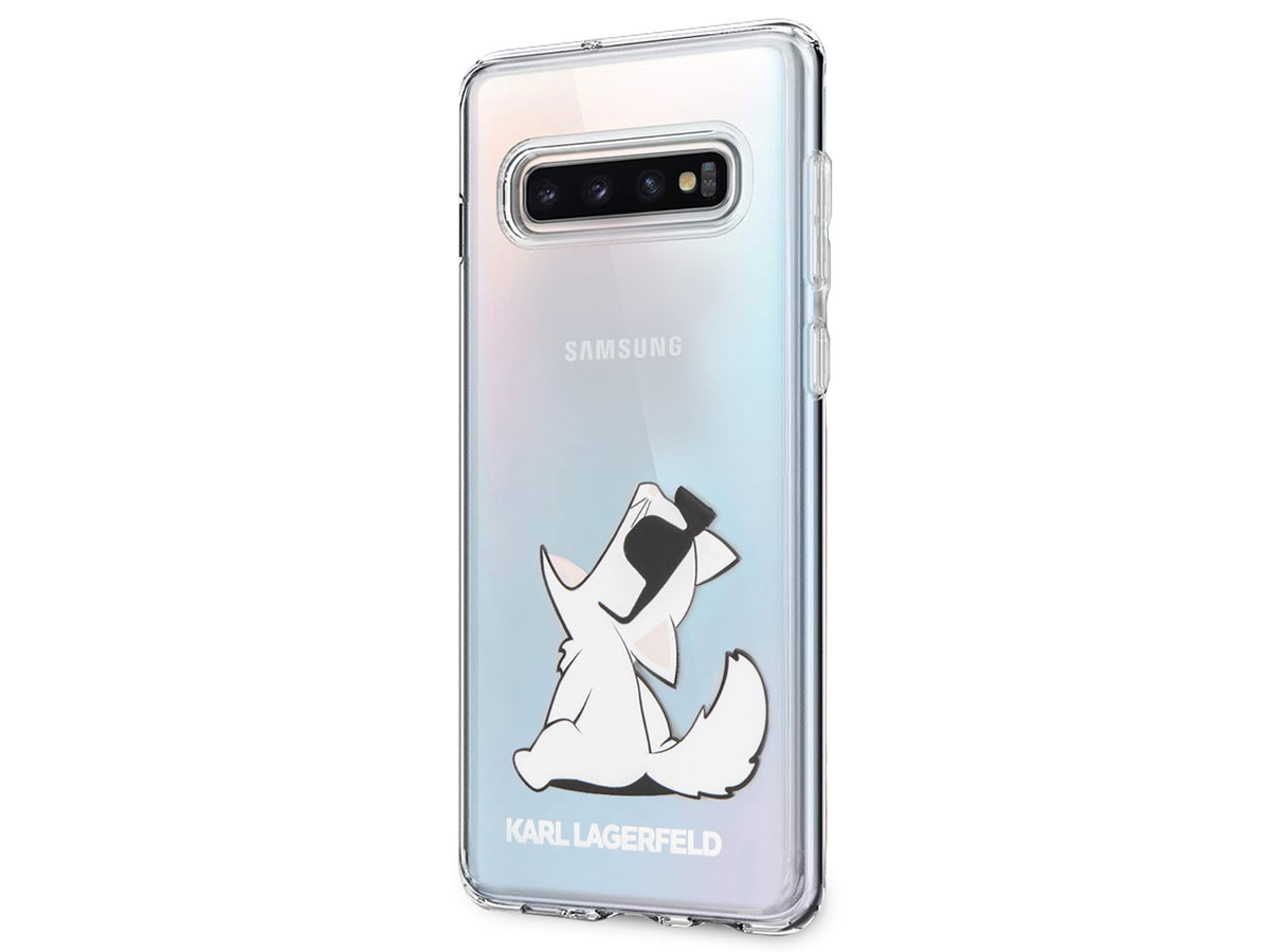 Karl Lagerfeld Fun Choupette Case - Samsung Galaxy S10 Hoesje