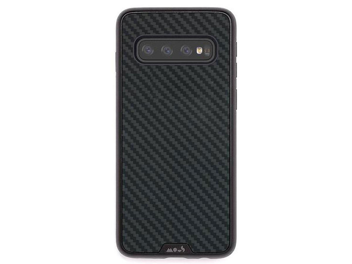 Mous Limitless 2.0 Carbon Case - Samsung Galaxy S10 hoesje