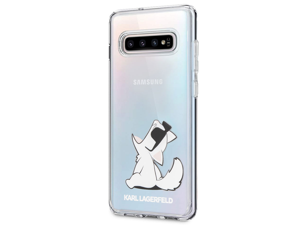 Karl Lagerfeld Fun Choupette Case - Samsung Galaxy S10+ Hoesje