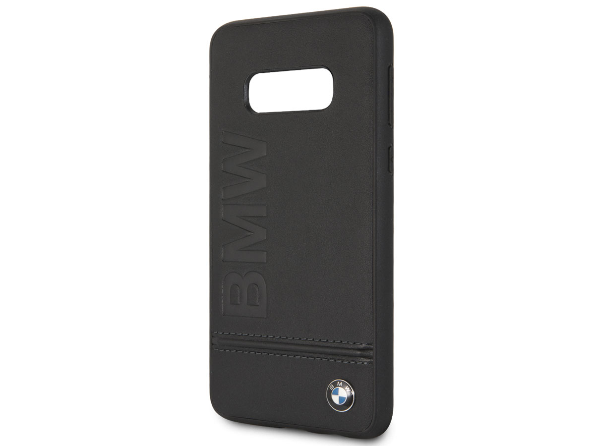 BMW Logo Leather Case - Samsung Galaxy S10e Hoesje Leer