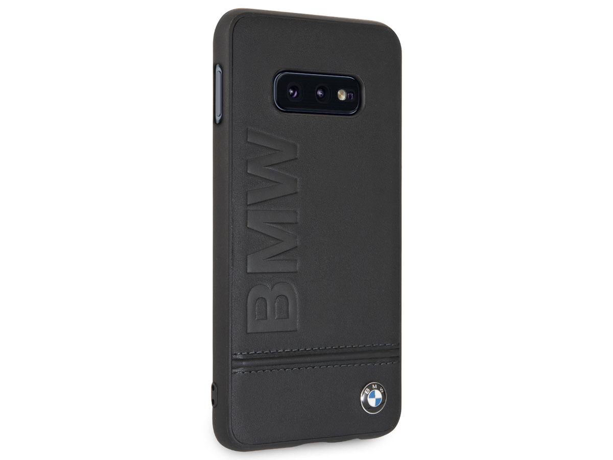 BMW Logo Leather Case - Samsung Galaxy S10e Hoesje Leer