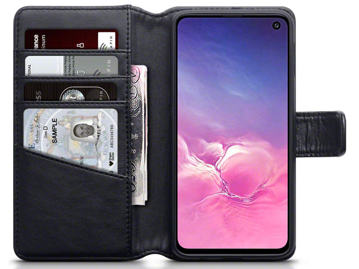 CaseBoutique Wallet Case Echt Leer - Galaxy S10e hoesje