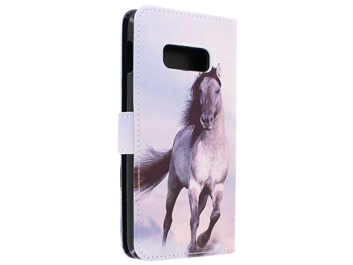 Paarden Bookcase - Samsung Galaxy S10e hoesje