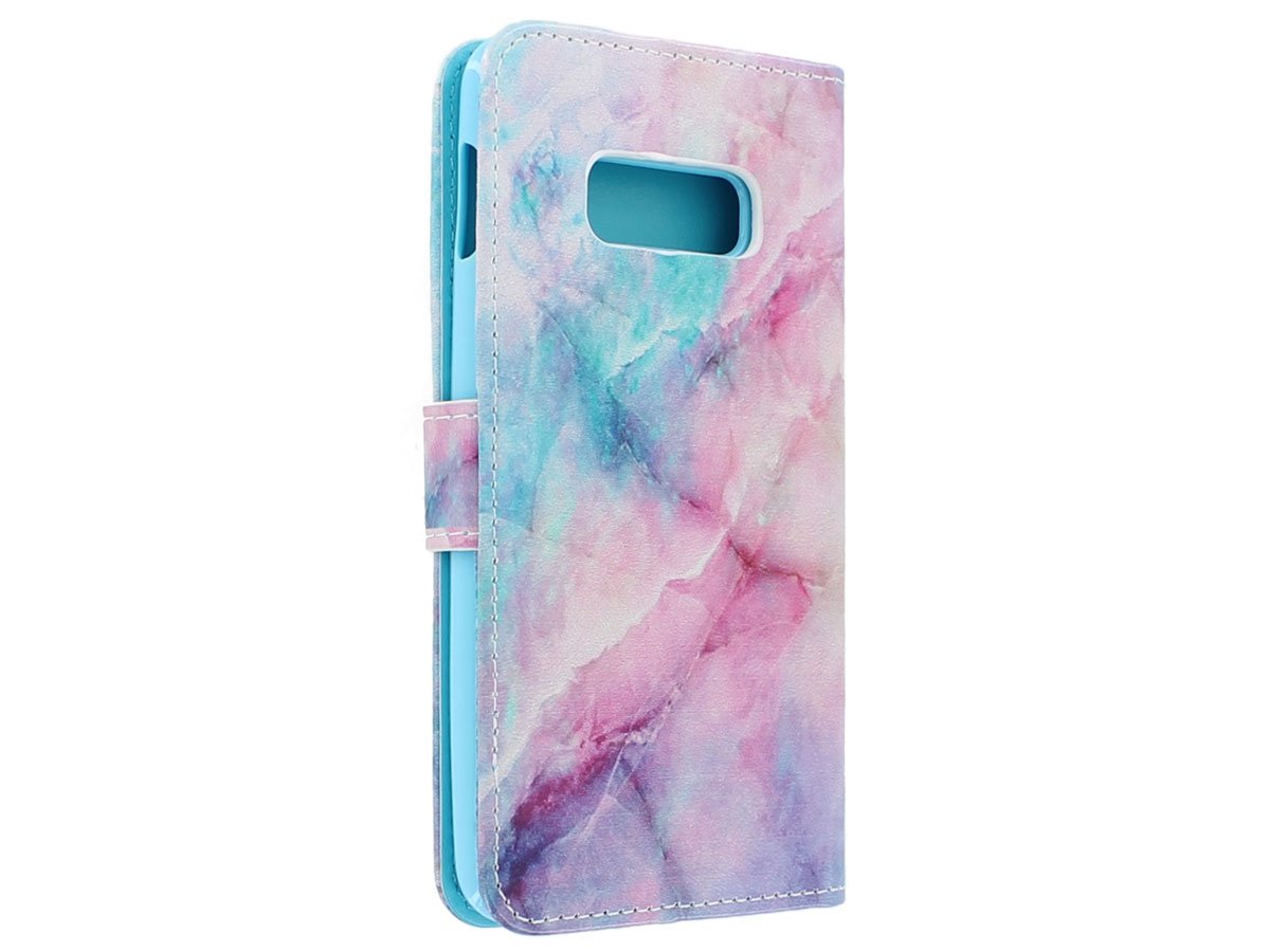 Marmer Bookcase Pastel - Samsung Galaxy S10e hoesje