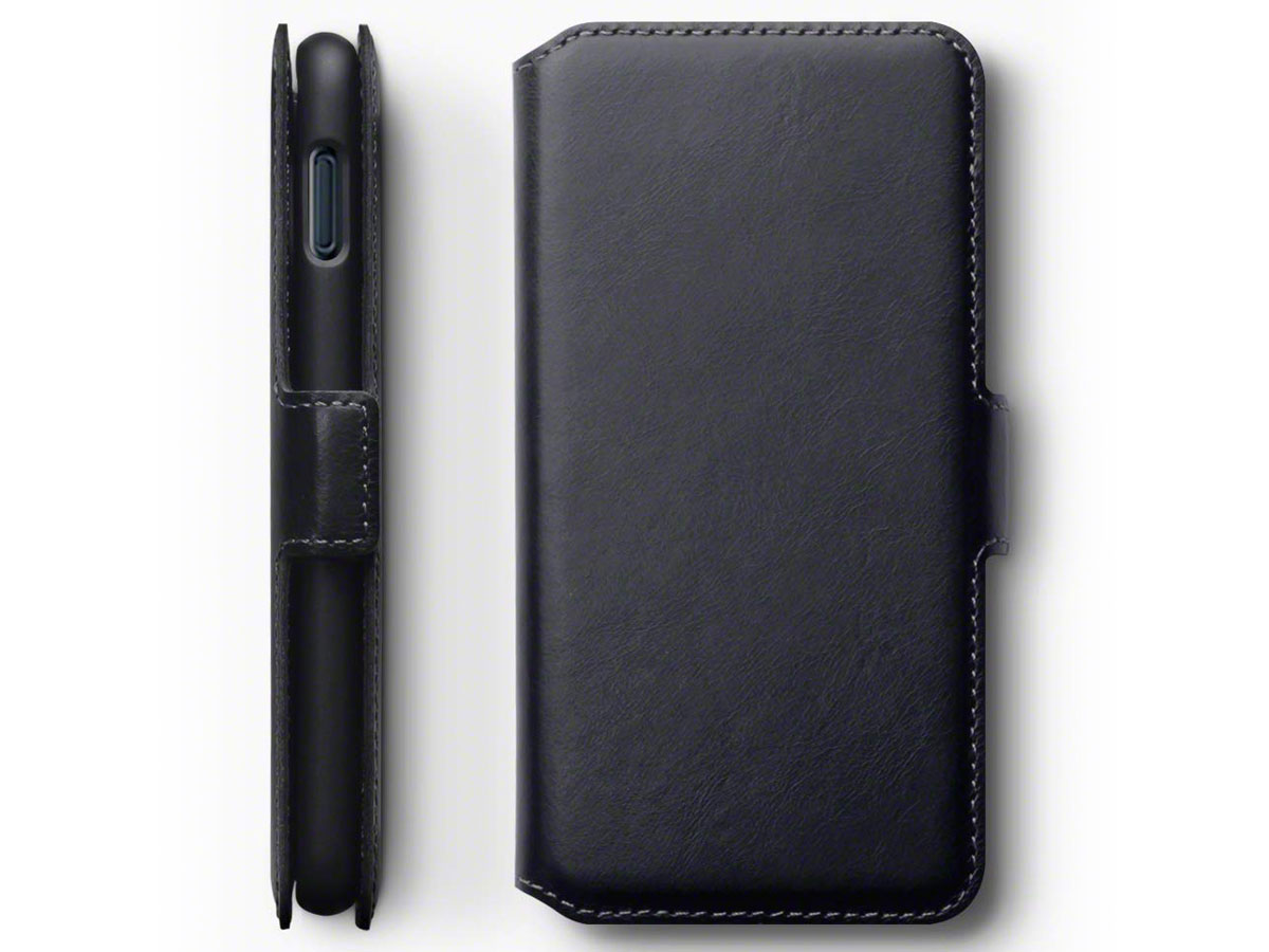 CaseBoutique Wallet Case Zwart Leer - Galaxy S10e hoesje