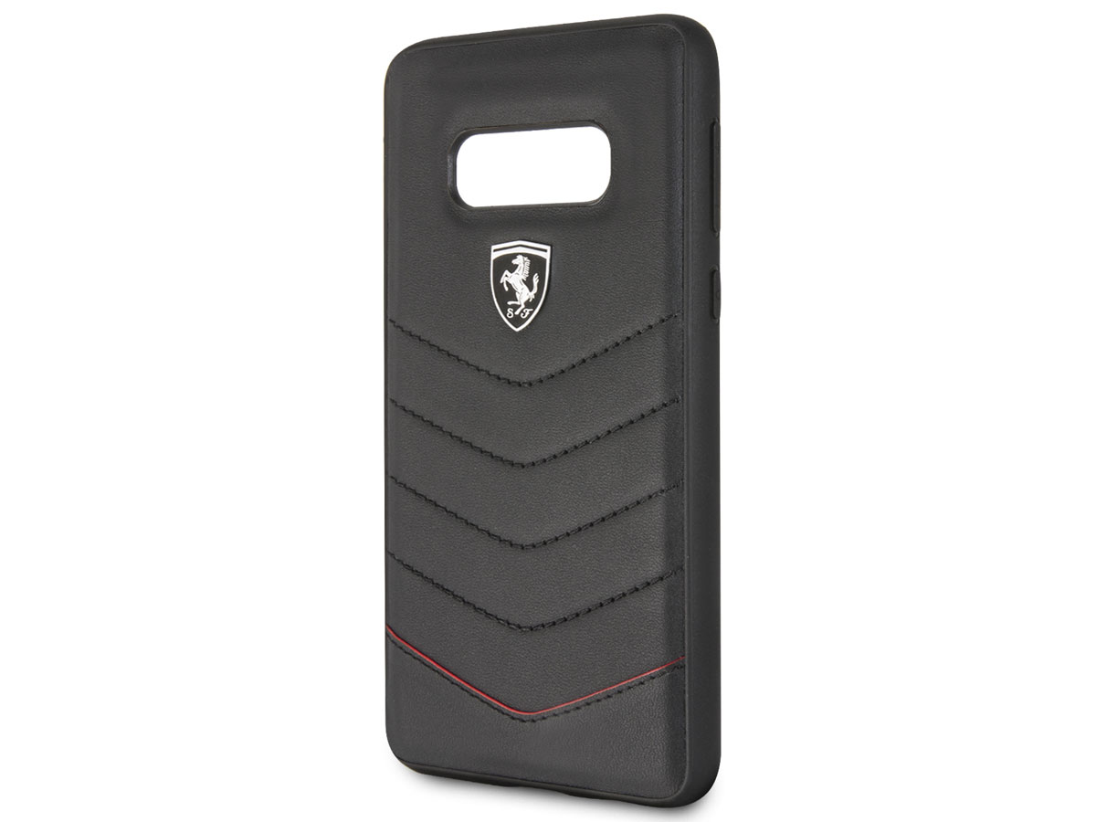 Ferrari Quilted Leather Case - Samsung Galaxy S10e Hoesje Leer