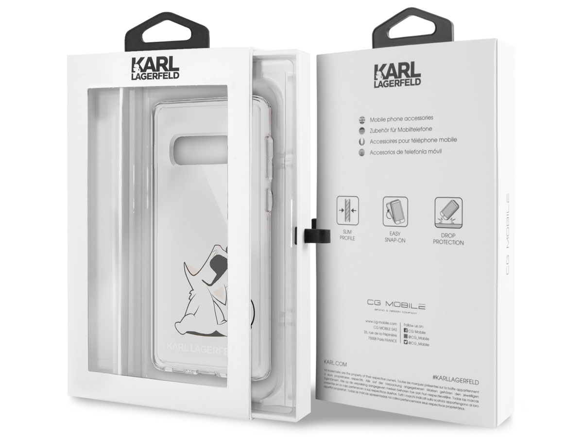 Karl Lagerfeld Fun Choupette Case - Samsung Galaxy S10e Hoesje