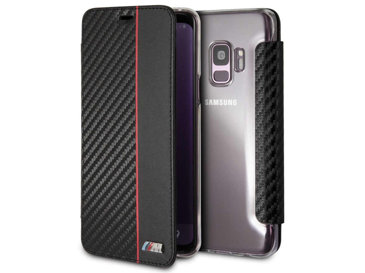 BMW M Sport Bookcase Rood - Samsung Galaxy S9 hoesje