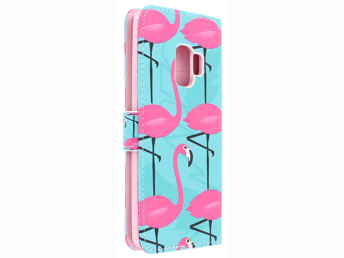 Flamingo Bookcase Wallet - Samsung Galaxy S9 hoesje