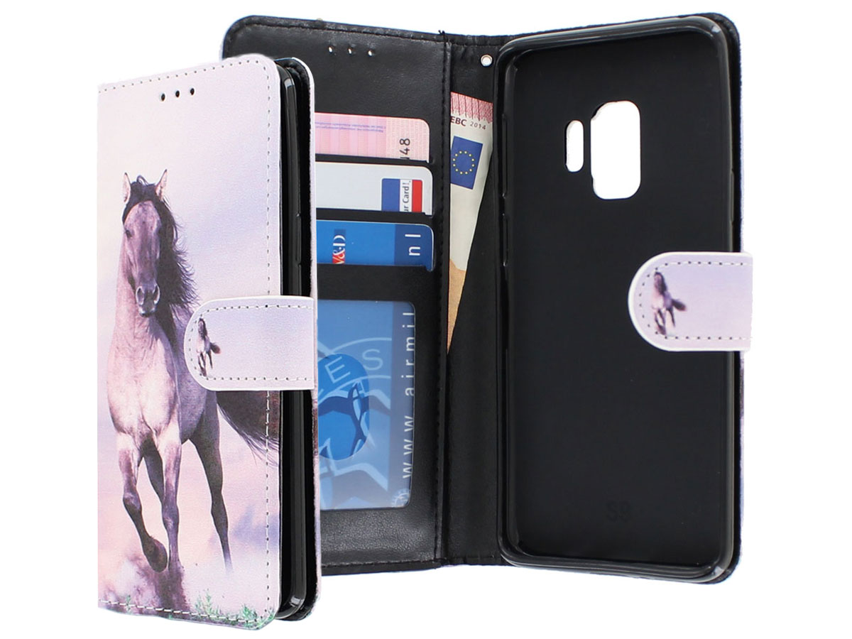 Paarden Bookcase Wallet - Samsung Galaxy S9 hoesje