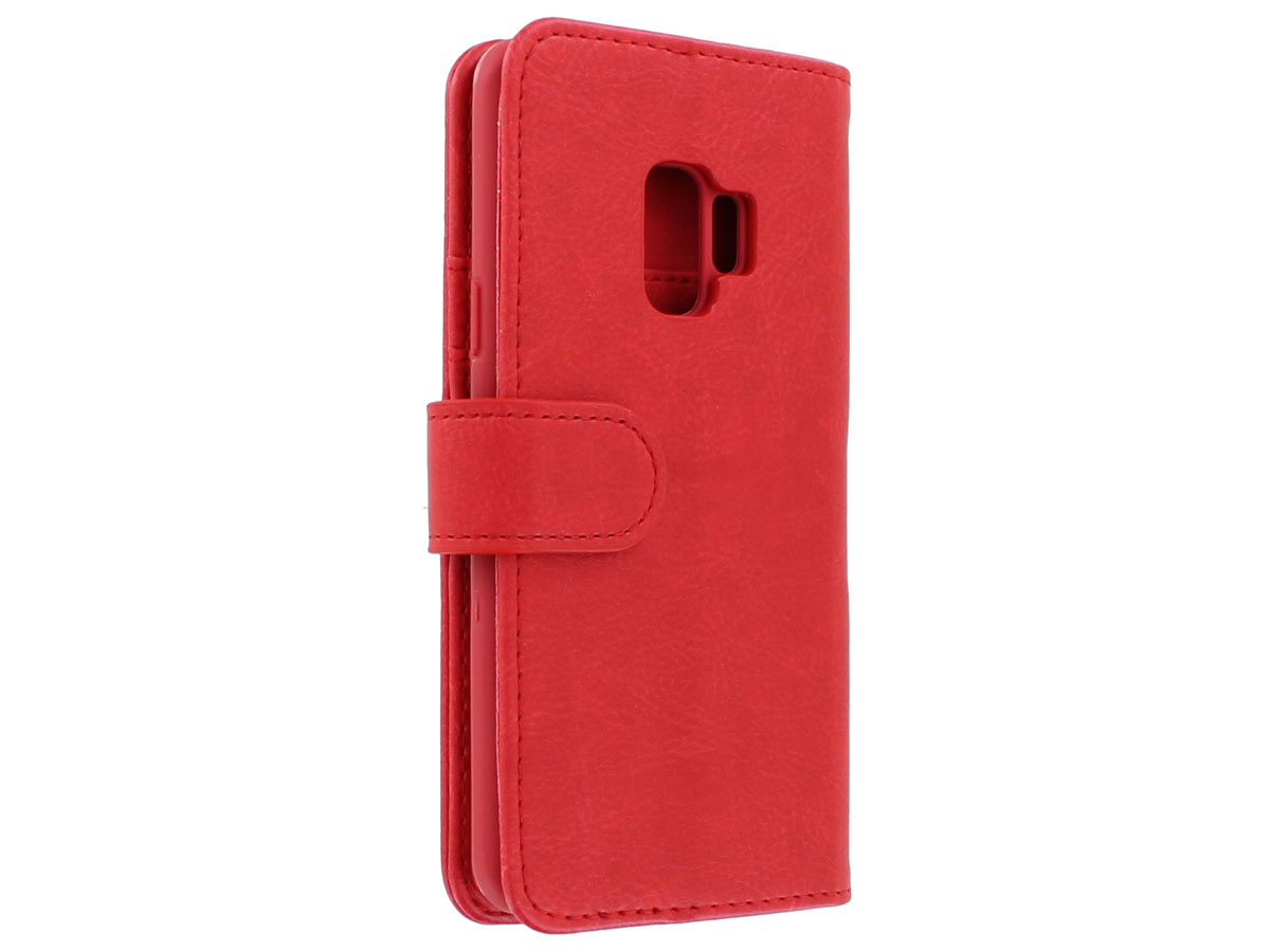 Zipper Wallet Case Rood - Samsung Galaxy S9 hoesje