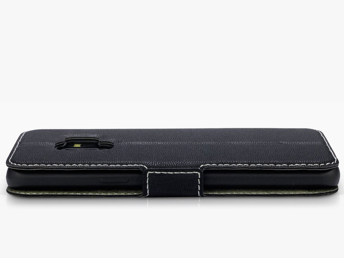 Covert Slim Bookcase Zwart - Samsung Galaxy S9 hoesje