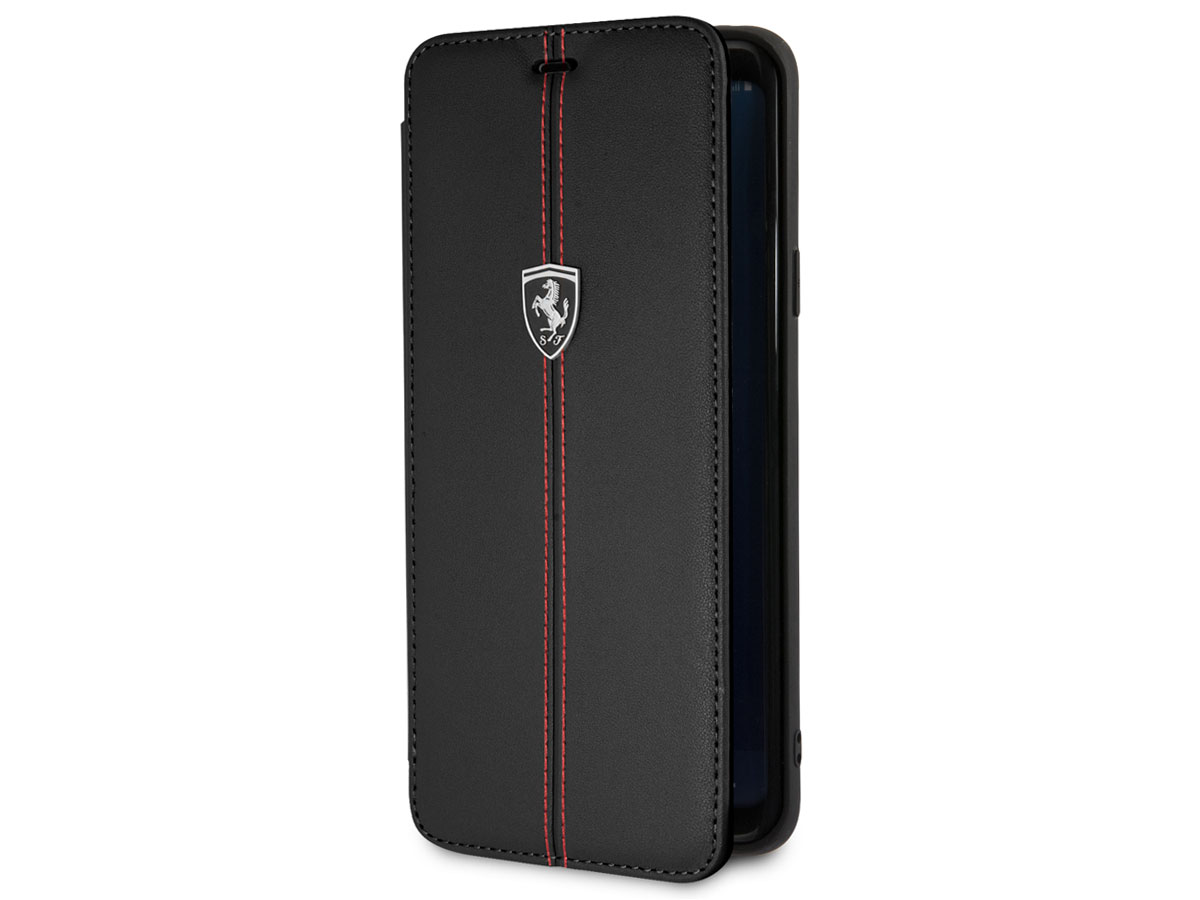 Ferrari Leather Bookcase - Samsung Galaxy S9 Hoesje