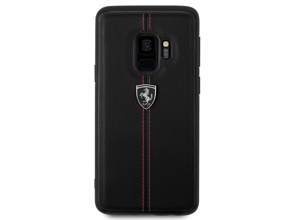 Ferrari Leather Case - Samsung Galaxy S9 Hoesje Leer