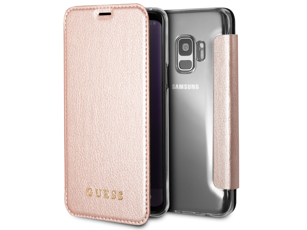 Ook Jood door elkaar haspelen Guess Iridescent Samsung Galaxy S9 hoesje kopen? (Rosé)