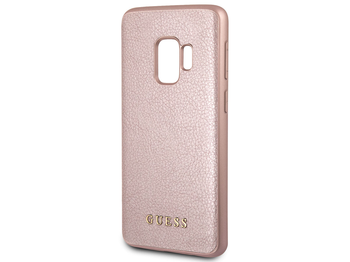 Guess Iridescent Case Rose - Samsung Galaxy S9 hoesje