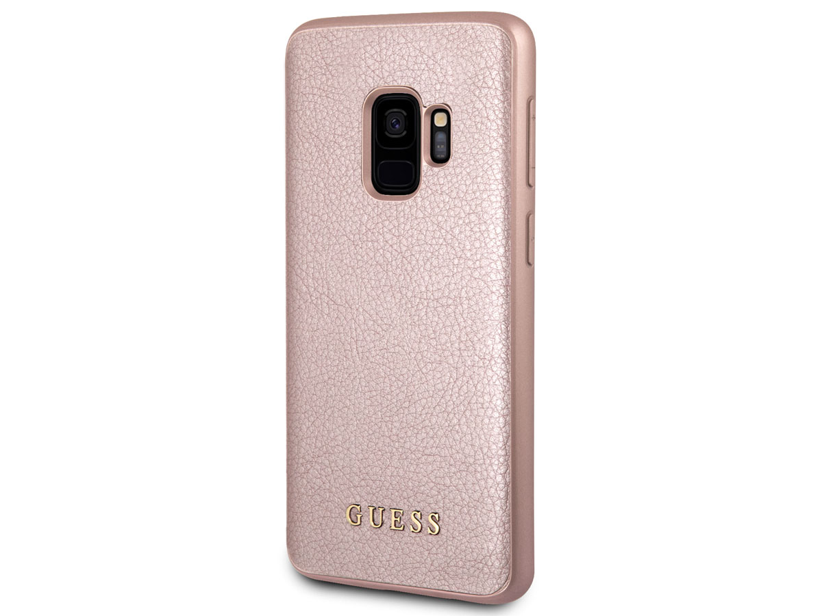Guess Iridescent Case Rose - Samsung Galaxy S9 hoesje