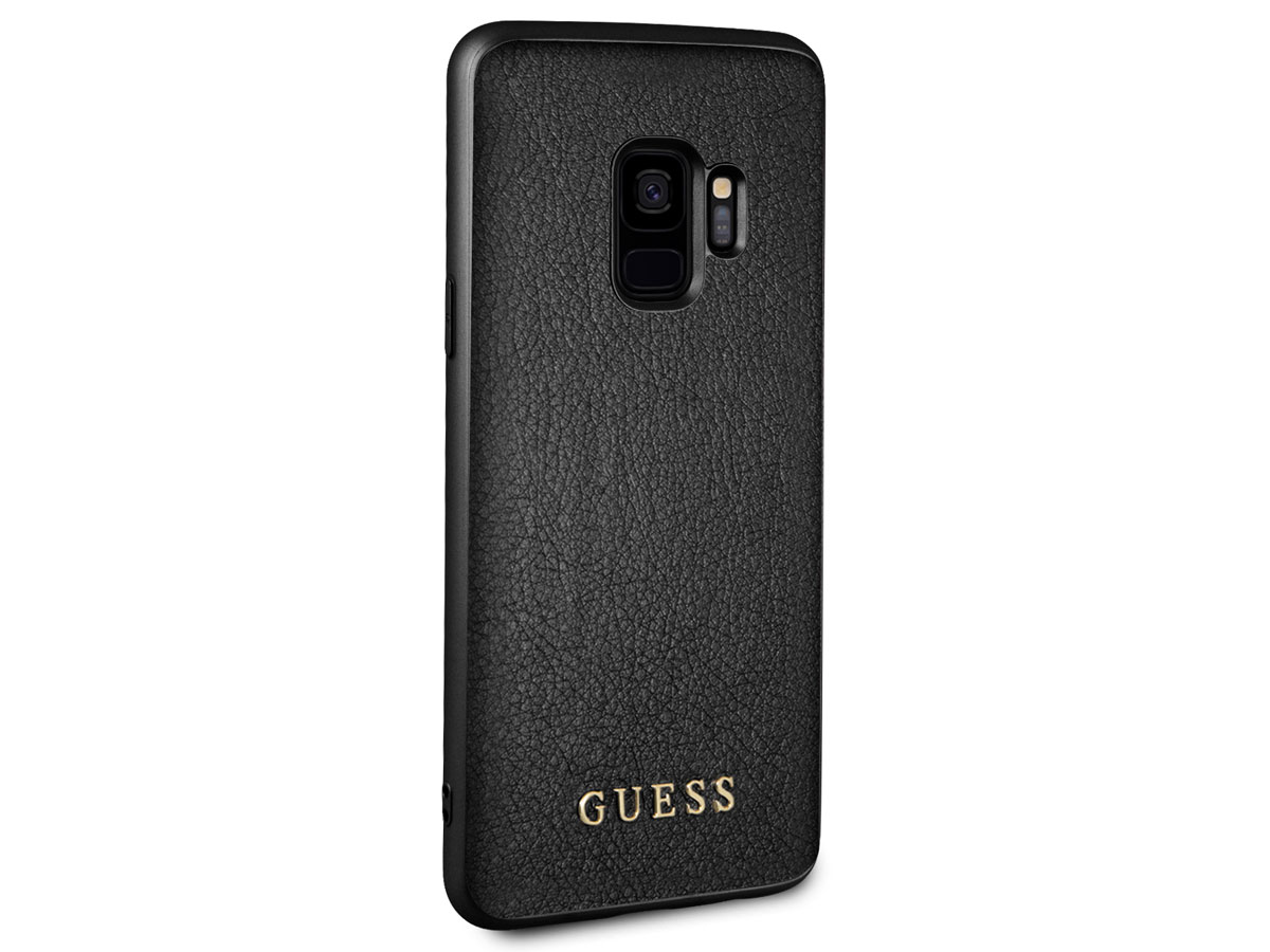 Guess Iridescent Case Zwart - Samsung Galaxy S9 hoesje