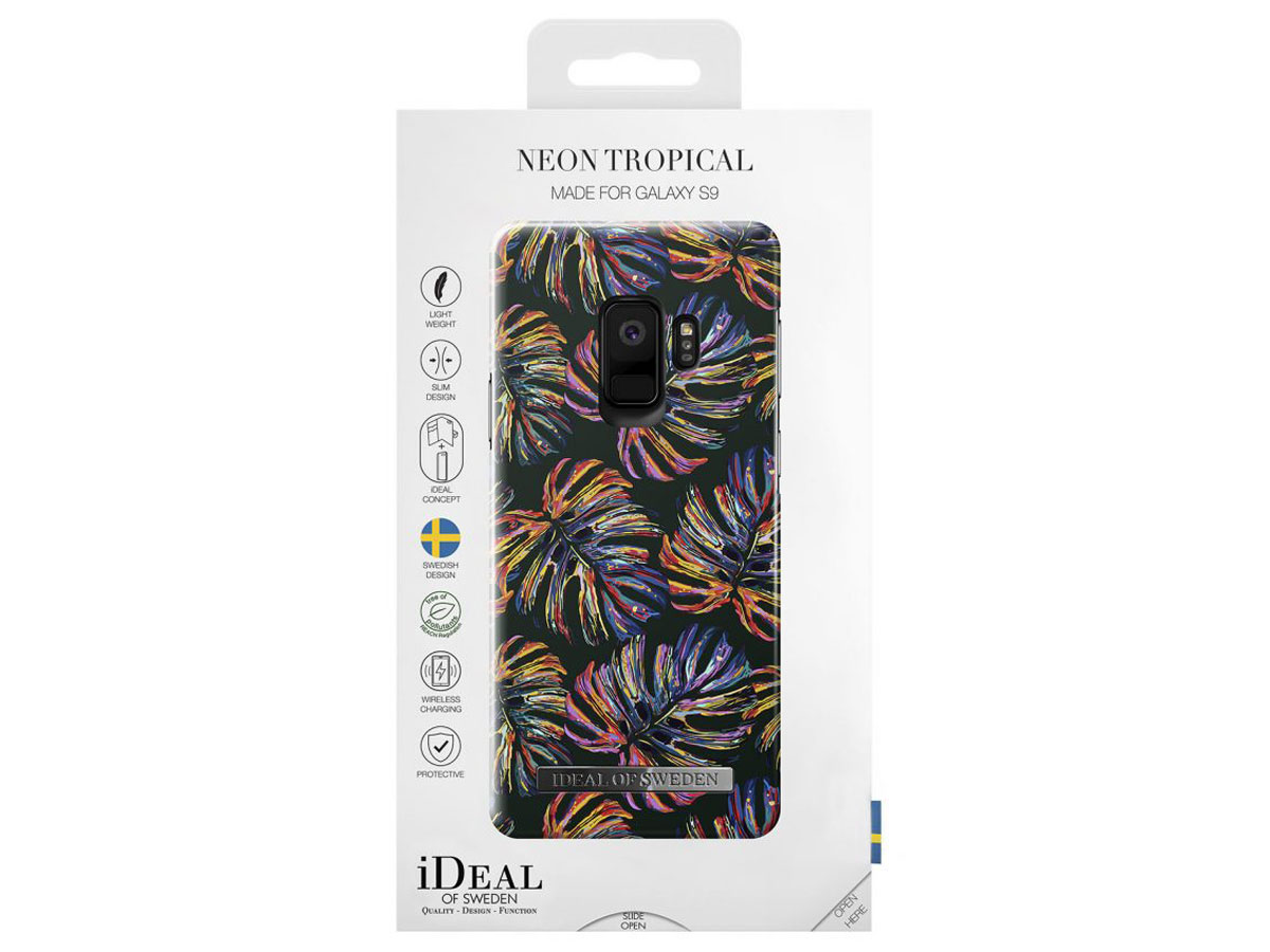 iDeal of Sweden Neon Tropical Case - Galaxy S9 hoesje