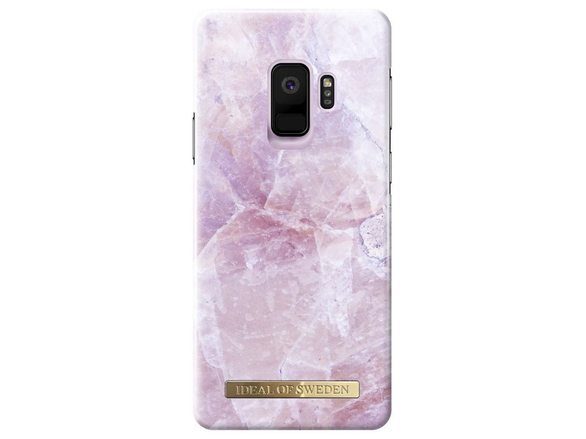 iDeal of Sweden Pilion Pink Marble - Galaxy S9 hoesje