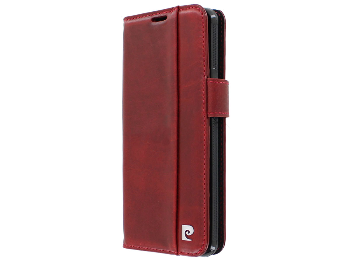 Pierre Cardin Bookcase Rood - Galaxy S9 Hoesje Leer