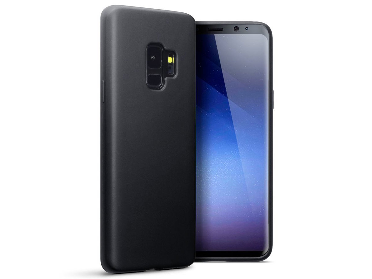 Matte Black TPU Skin - Samsung Galaxy S9 hoesje