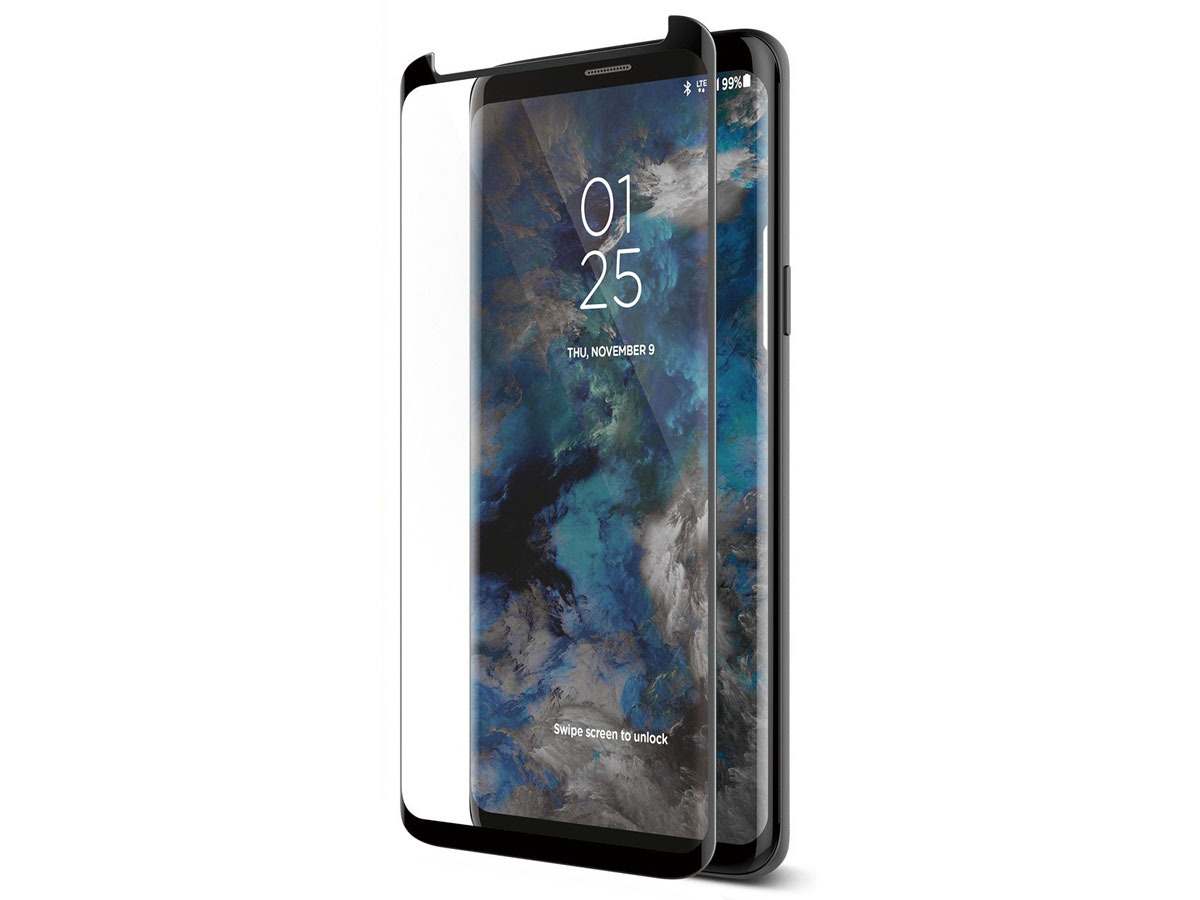 Samsung Galaxy S9 Screenprotector Curved Tempered Glass