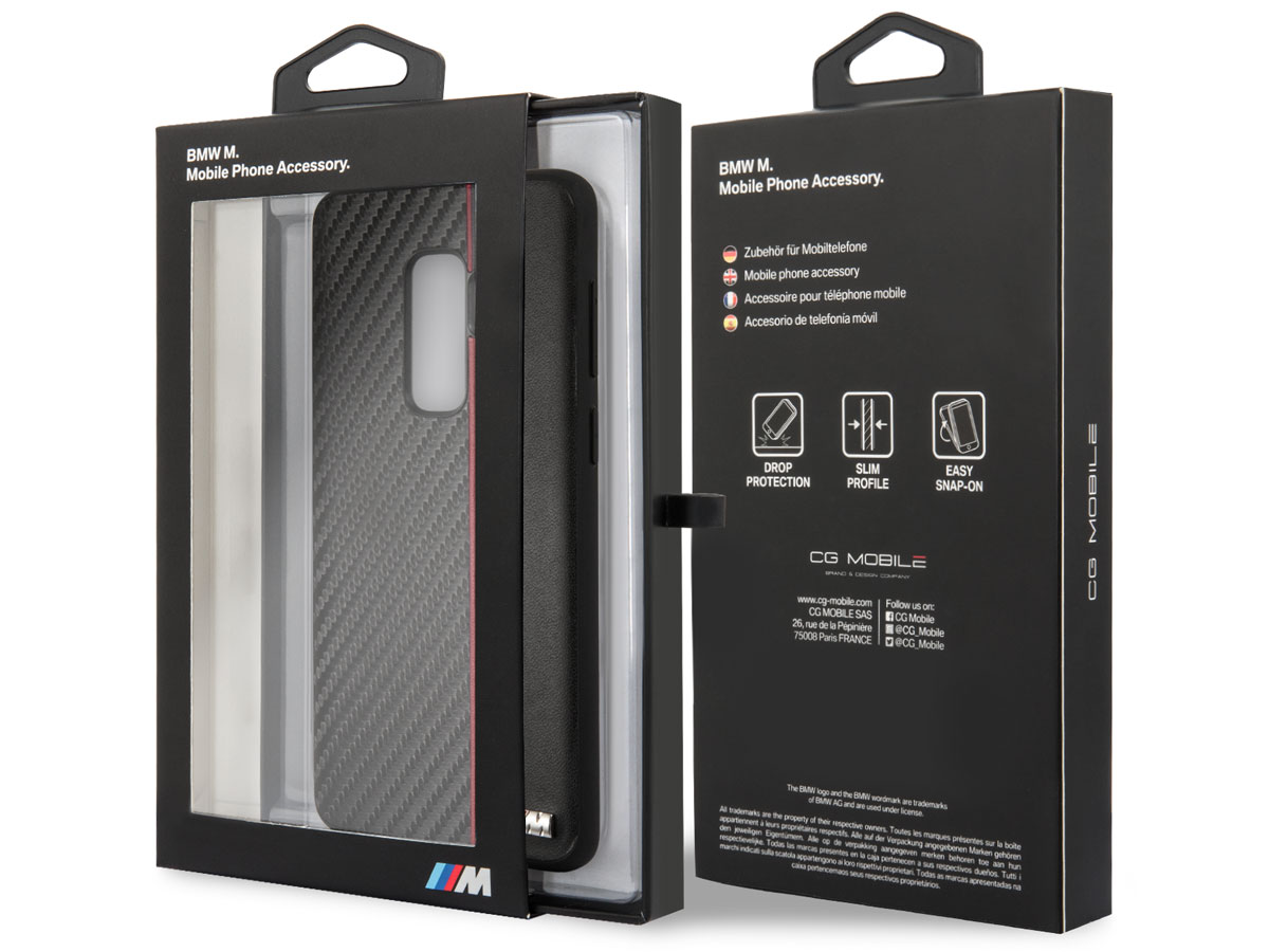 BMW M Sport Case Rood - Samsung Galaxy S9+ hoesje