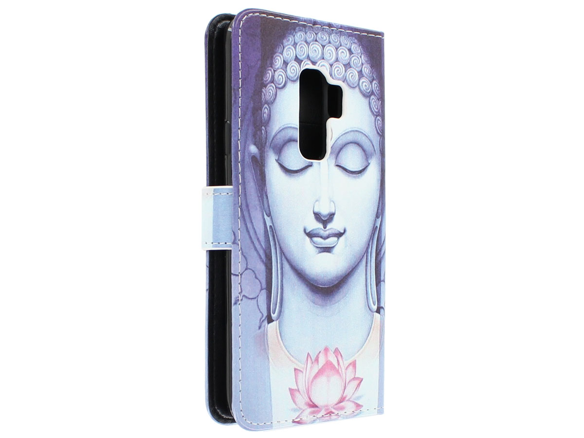 Buddha Lily Bookcase Wallet - Samsung Galaxy S9+ hoesje