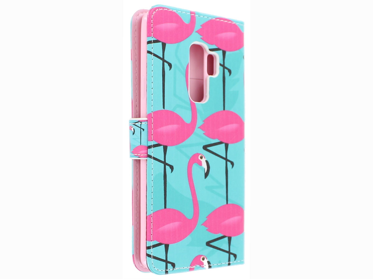 Flamingo Bookcase Wallet - Samsung Galaxy S9+ hoesje