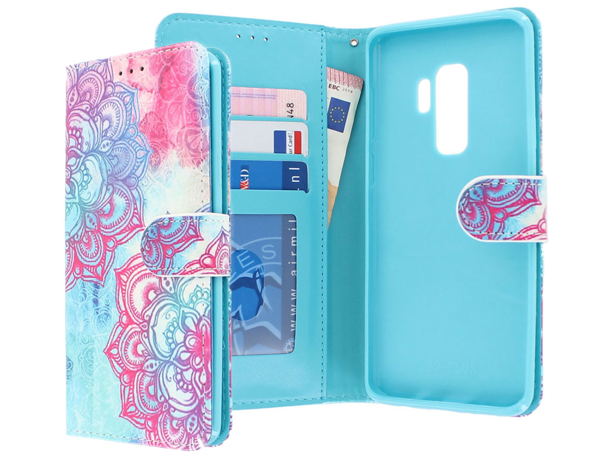 Mandala Bookcase Wallet - Samsung Galaxy S9+ hoesje