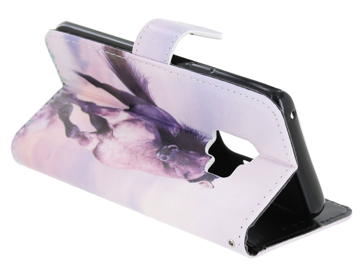 Paarden Bookcase Wallet - Samsung Galaxy S9+ hoesje