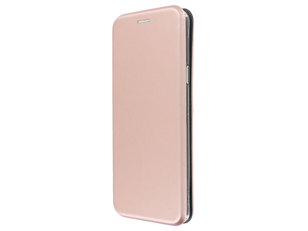 Elegant Bookcase Rose Goud - Samsung Galaxy S9+ hoesje