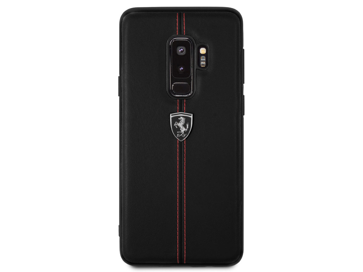 Ferrari Leather Case - Samsung Galaxy S9+ Hoesje Leer
